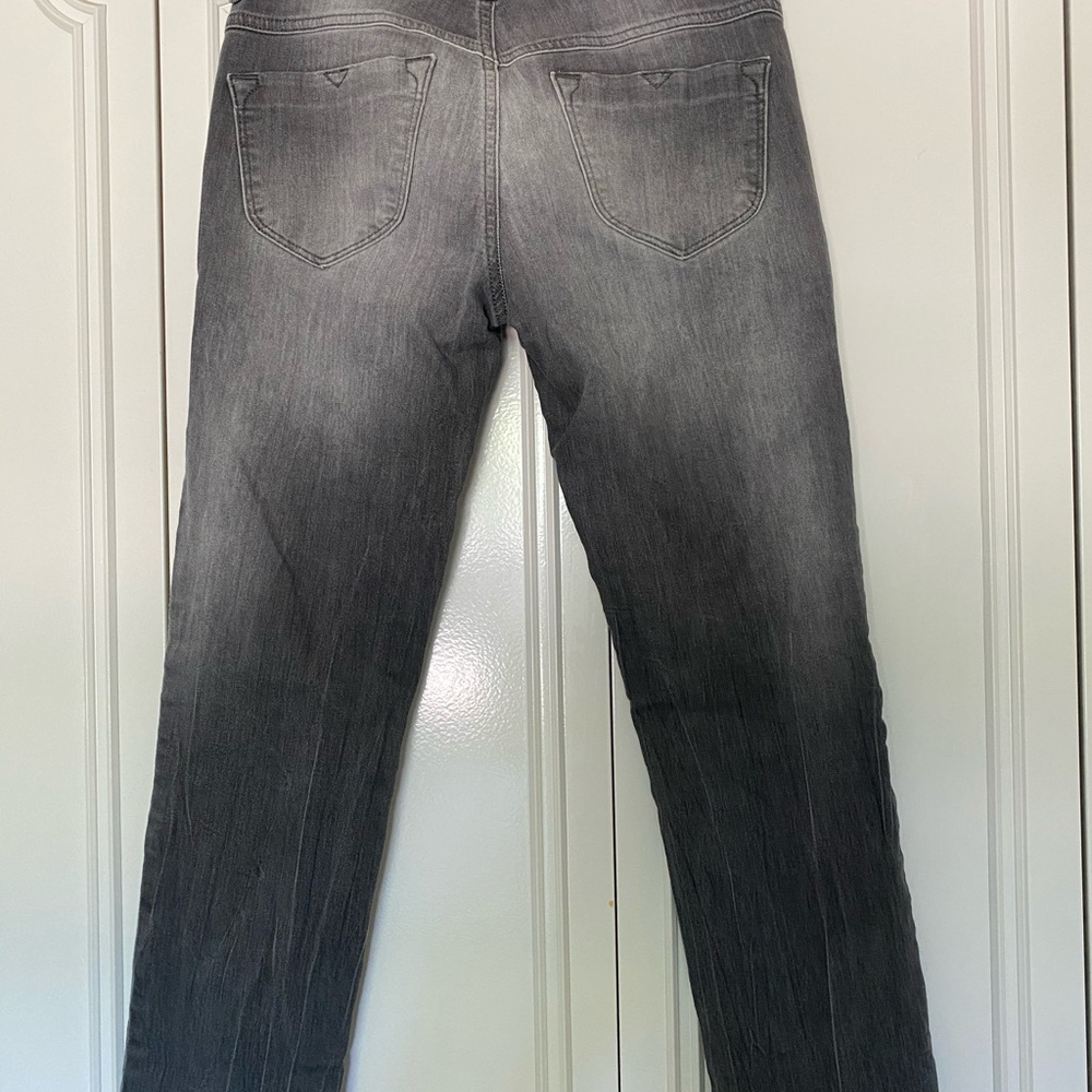 Gray jeans pants